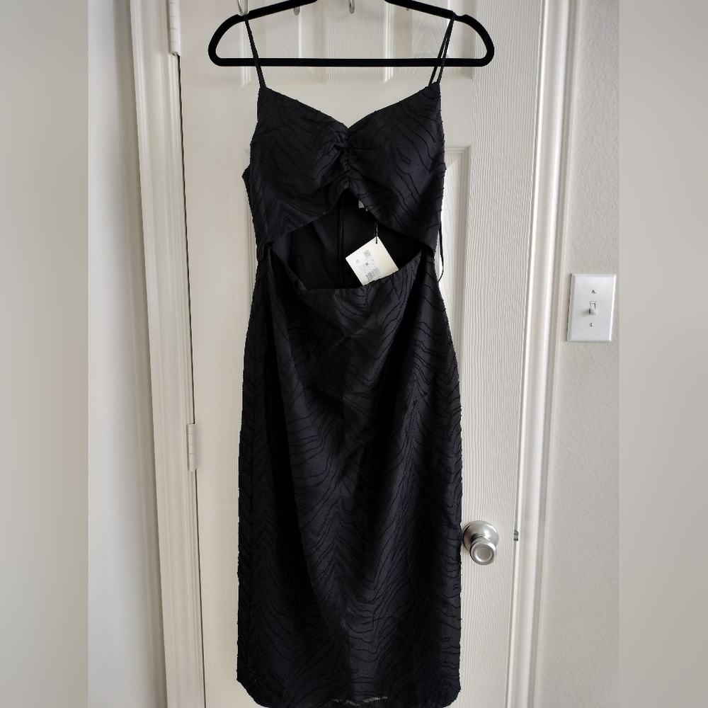 Chic Black Cutout Maxi Dress